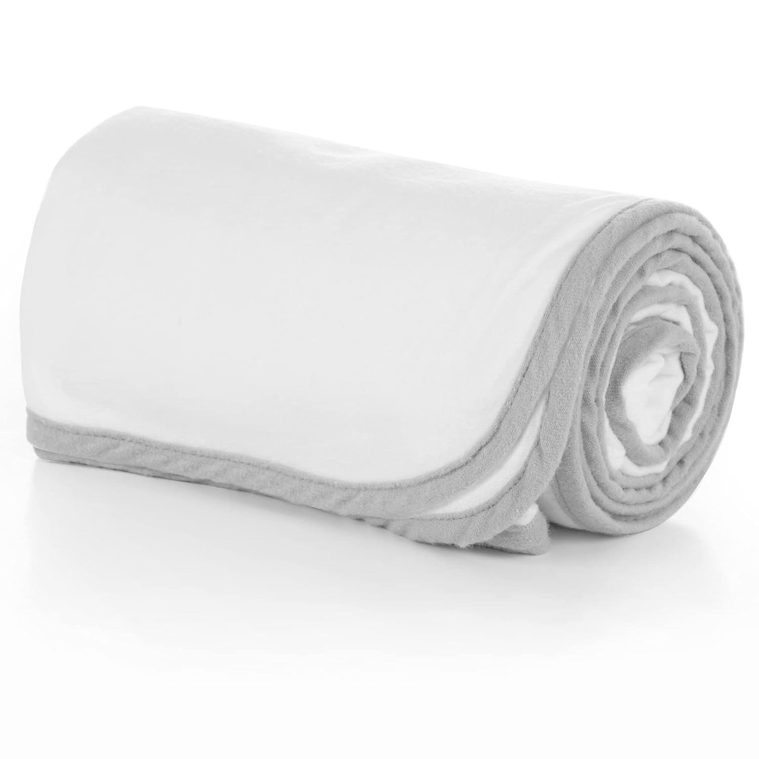 MOMS ON CALL Baby Swaddle 0-3 Months Newborn, Essential Swaddle Blanket | 48X48 | Cotton (Modern White) - Image 4